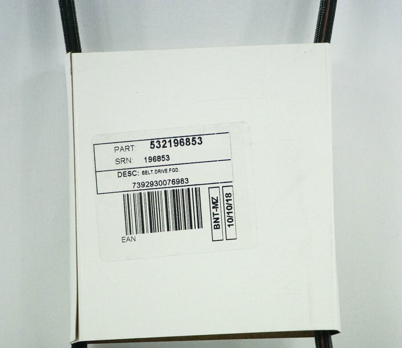 GROUND DRIVE BELT