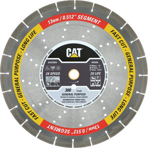 CAT®14" 350mm Segmented General Purpose Diamond Blade