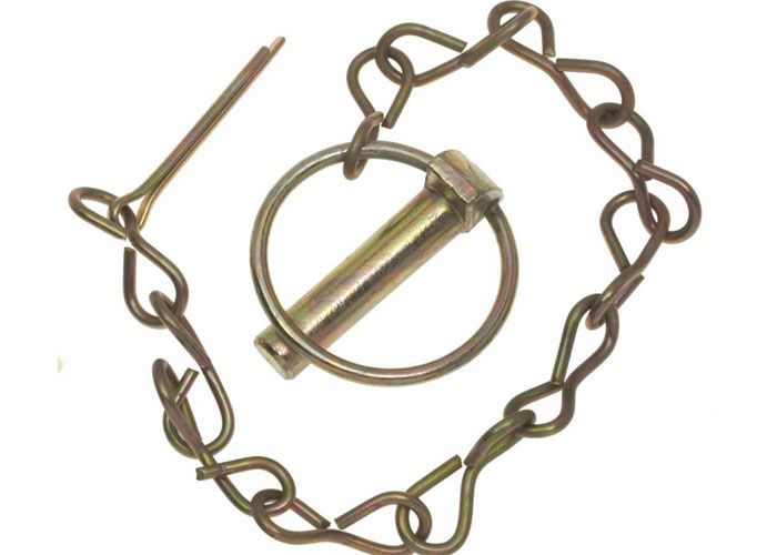 SpeeCo Standard 5/16" Lynch Pin w/12" Chain & Hook S07098400