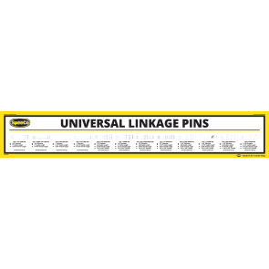 Header Sign, Universal Pins, SpeeCo