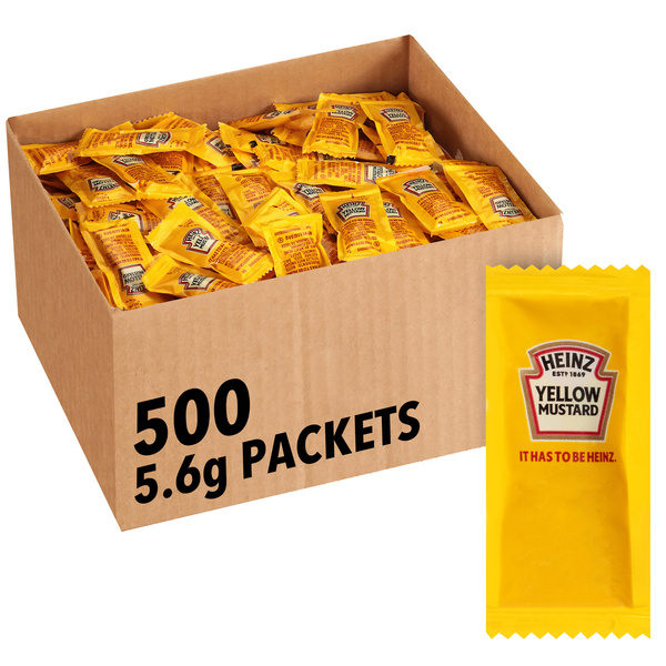 Mild Yellow Mustard Packet - Heinz