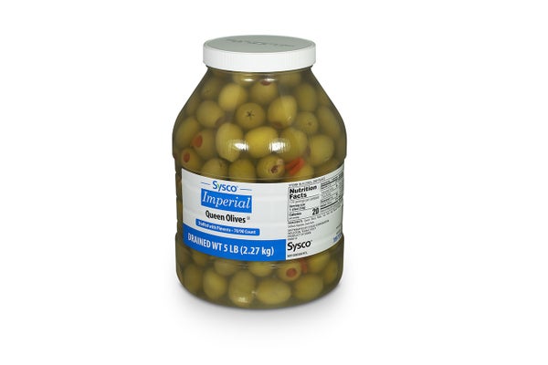 Olive Green Queen Gordal Stuffed Pimento 70/90