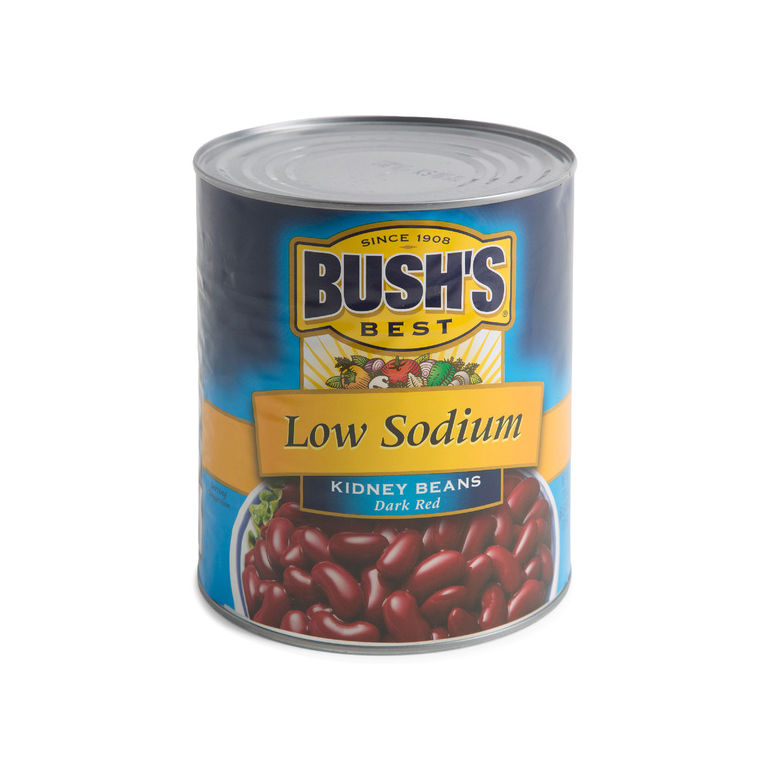 Bean Kidney Dark Red Low Sodium