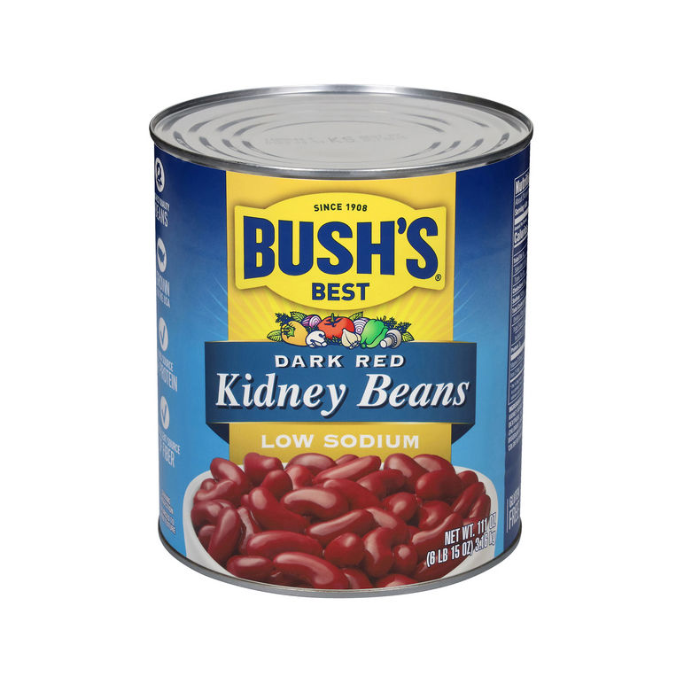 Bean Kidney Dark Red Low Sodium