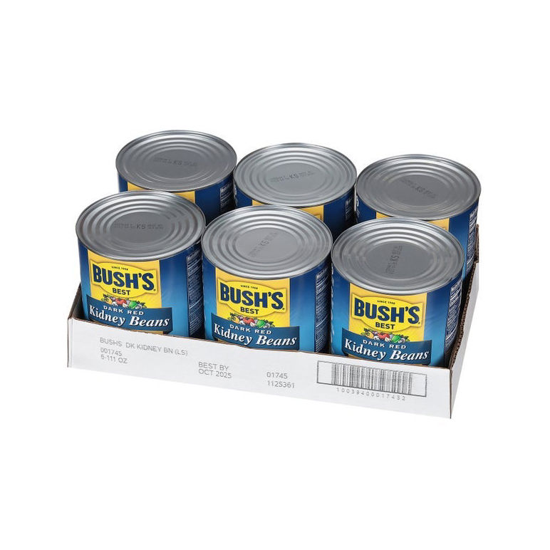 Bean Kidney Dark Red Low Sodium