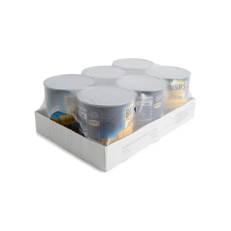 Bean Kidney Dark Red Low Sodium