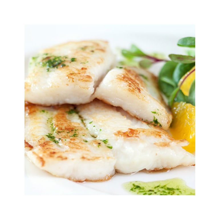 Flounder Fillet Individually Quick Frozen Skin