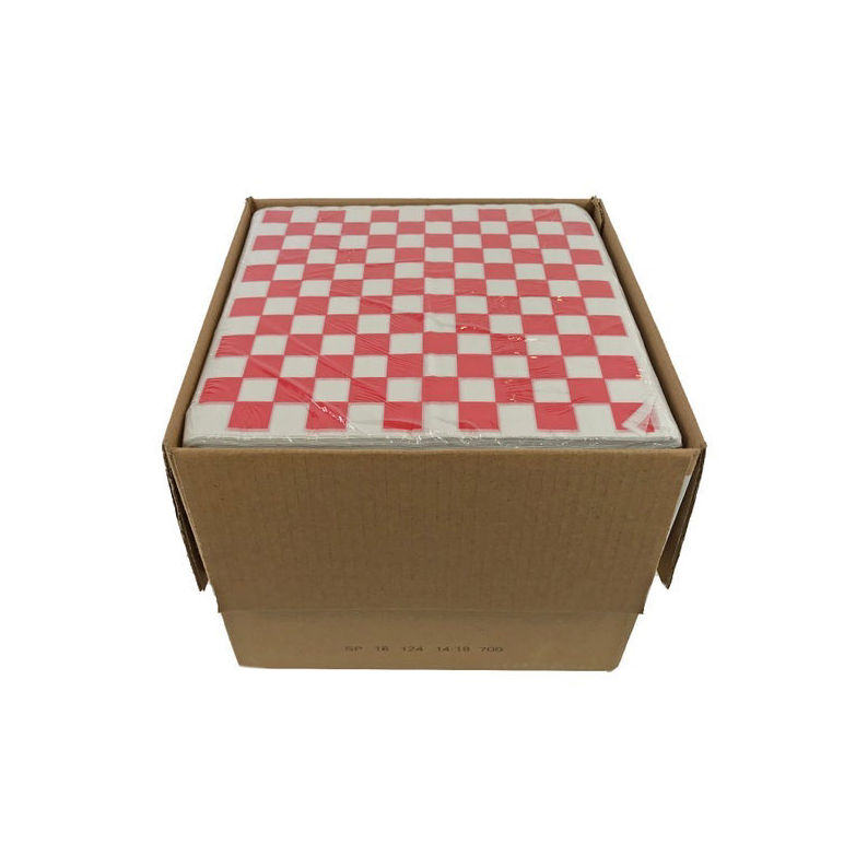 Wrap Paper Red Check Dry Wax 12 Inch X 12 Inch