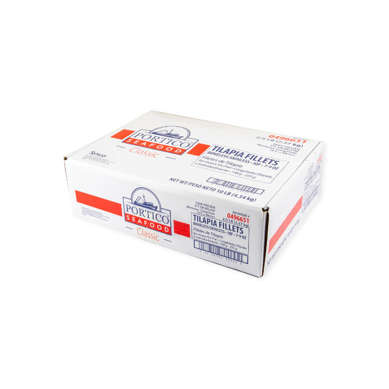 Tilapia Fillet Boneless Skinless Iqf 7-9 Ounce