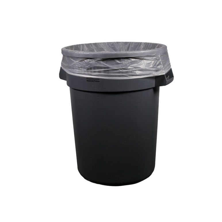 High-Density Natural Trash Can Liner 60Gal