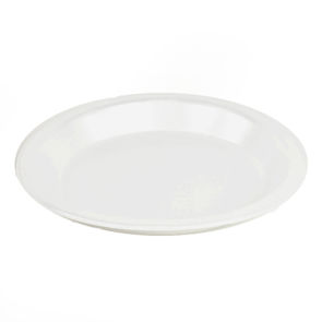 Plate Foam Laminated White 10.25 Inch