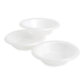 Bowl Foam Laminated White 5 Ounce