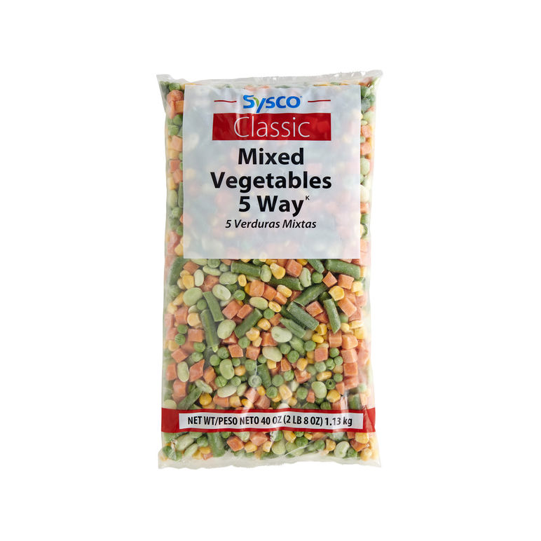 Vegetable Mix 5 Way Grade A Packaged