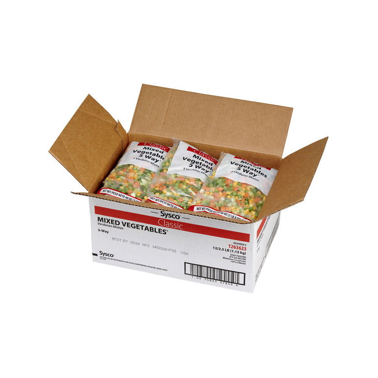 Vegetable Mix 5 Way Grade A Packaged