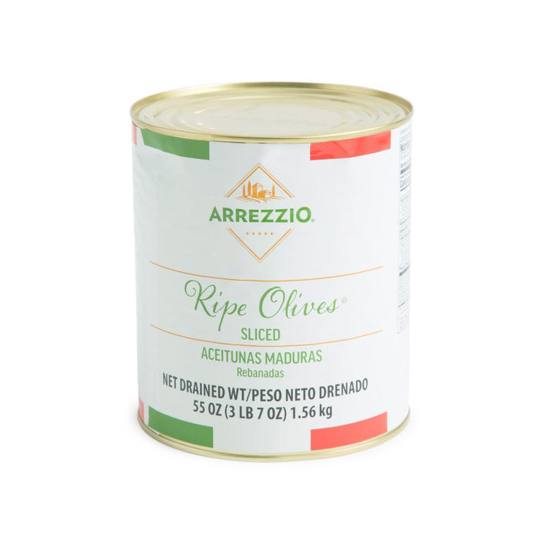 Olive Black Ripe Sliced