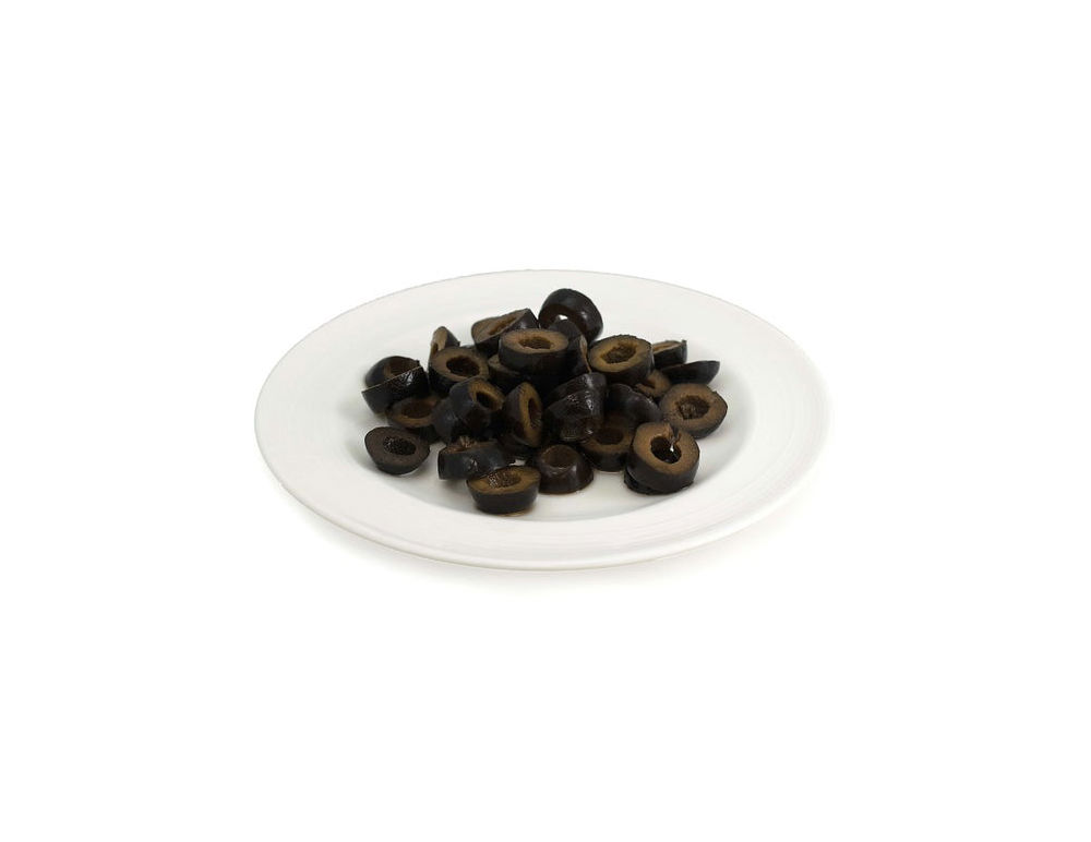 Olive Black Ripe Sliced