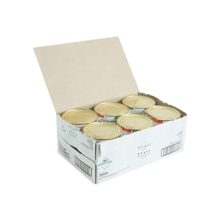 Olive Black Ripe Sliced