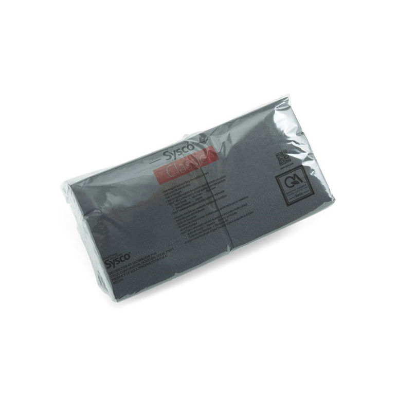Napkin Beverage 9.5 Inch X 9.5 Inch 2-ply Black