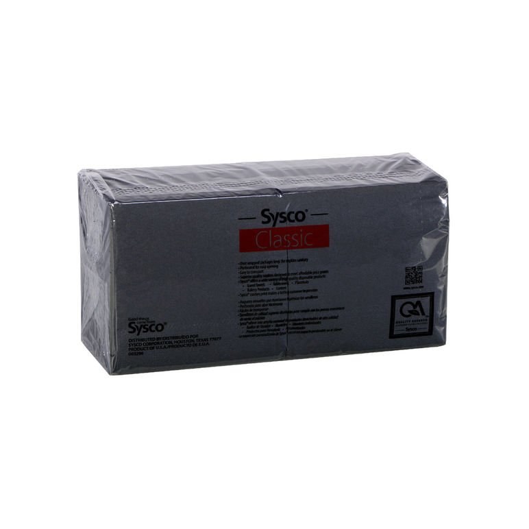 Napkin Beverage 9.5 Inch X 9.5 Inch 2-ply Black