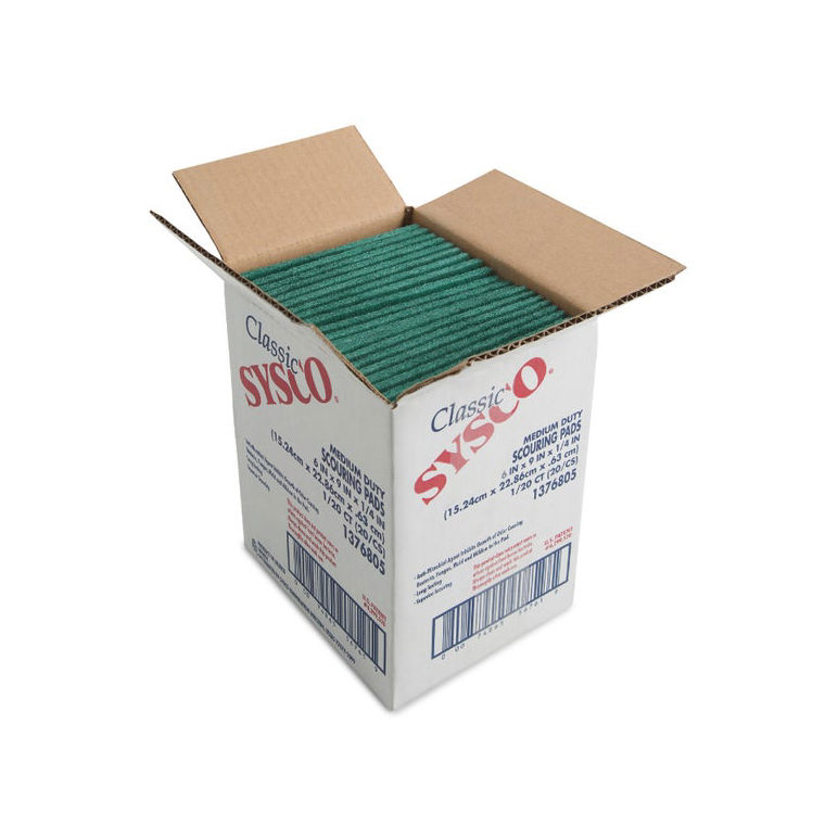 Pad Scour Green 6" X 9" Antimicrobial