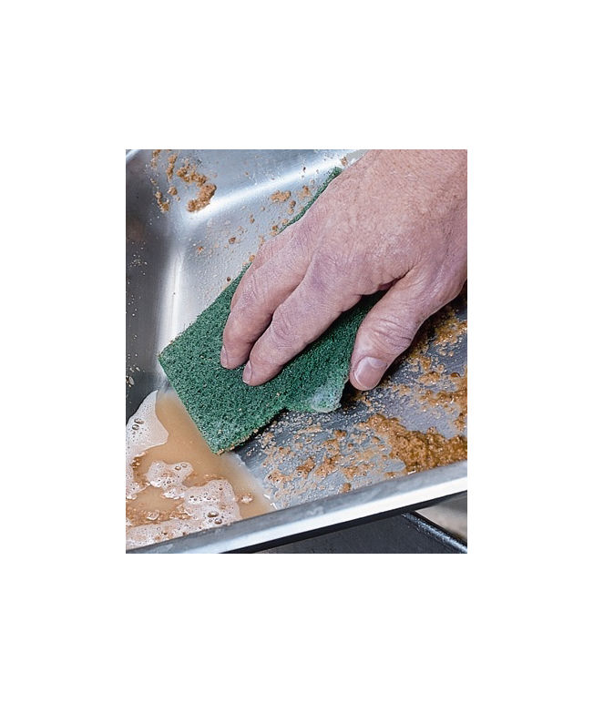 Pad Scour 6" X 9" Heavy Duty Antimicrobial