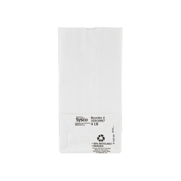 Bag Paper White 4 Pounds