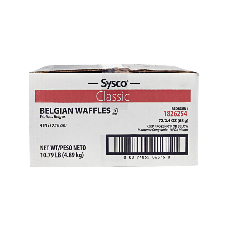 Waffle Belgian 4 Inch