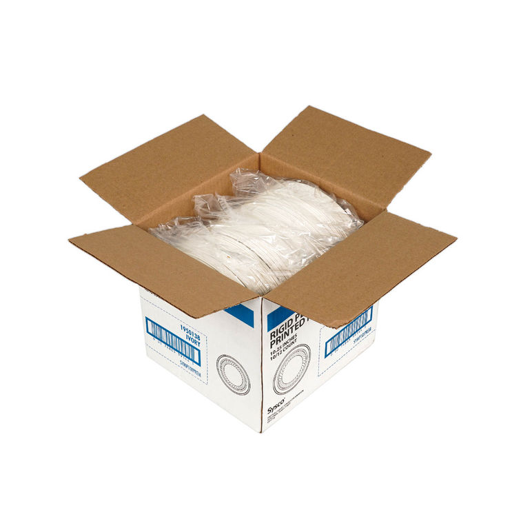 Plate Plastic Masterpiece With Gold Band