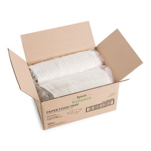 Tray Food Paper Red Plaid 3 Pound