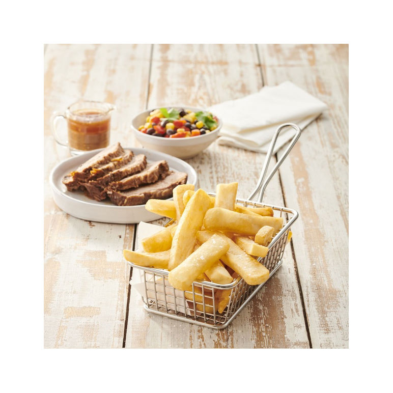 Potato Fry Steak Skin-on Extra Long Recipe Cho