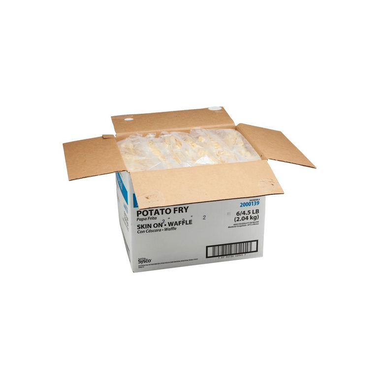 Potato Fry Skin-on Waffle