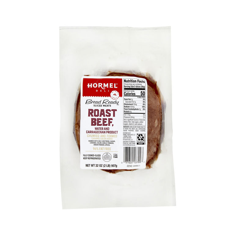 Beef Roast Sliced Eye Round .67 Ounce