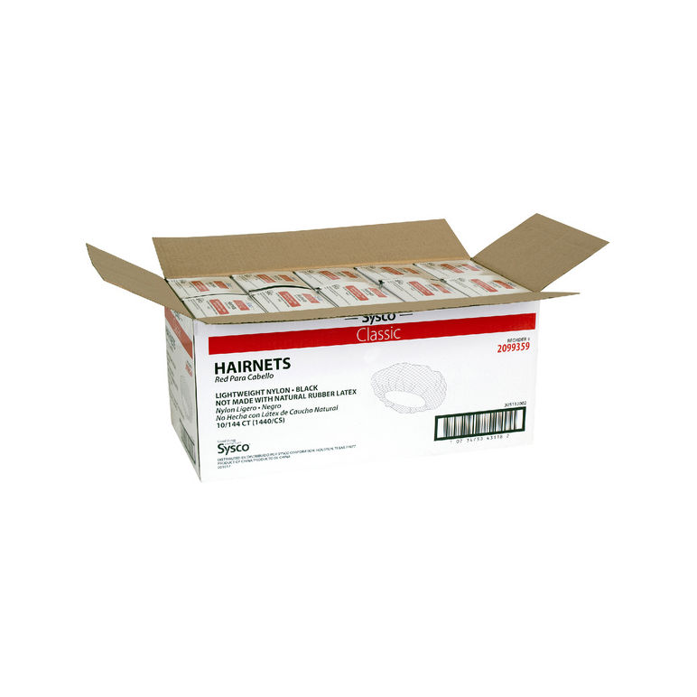 Hairnet Nylon Large Black Light Weight