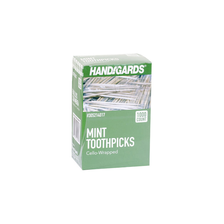 Mint Flavored Wood Toothpicks