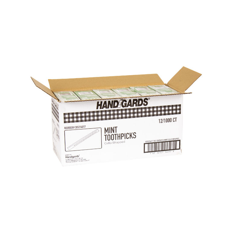 Mint Flavored Wood Toothpicks