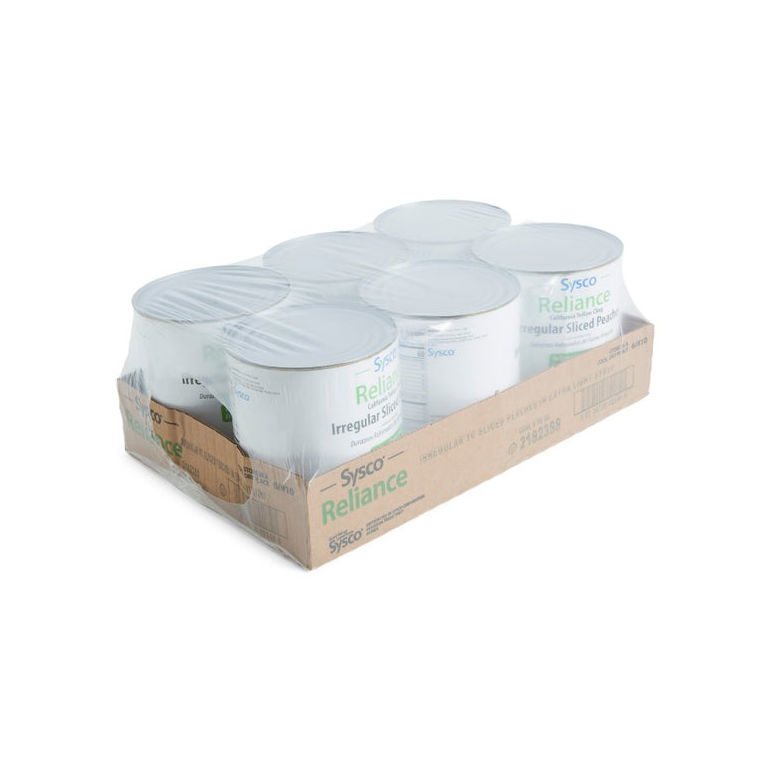 Peach Sliced Irregular In Extra In Light Syrup