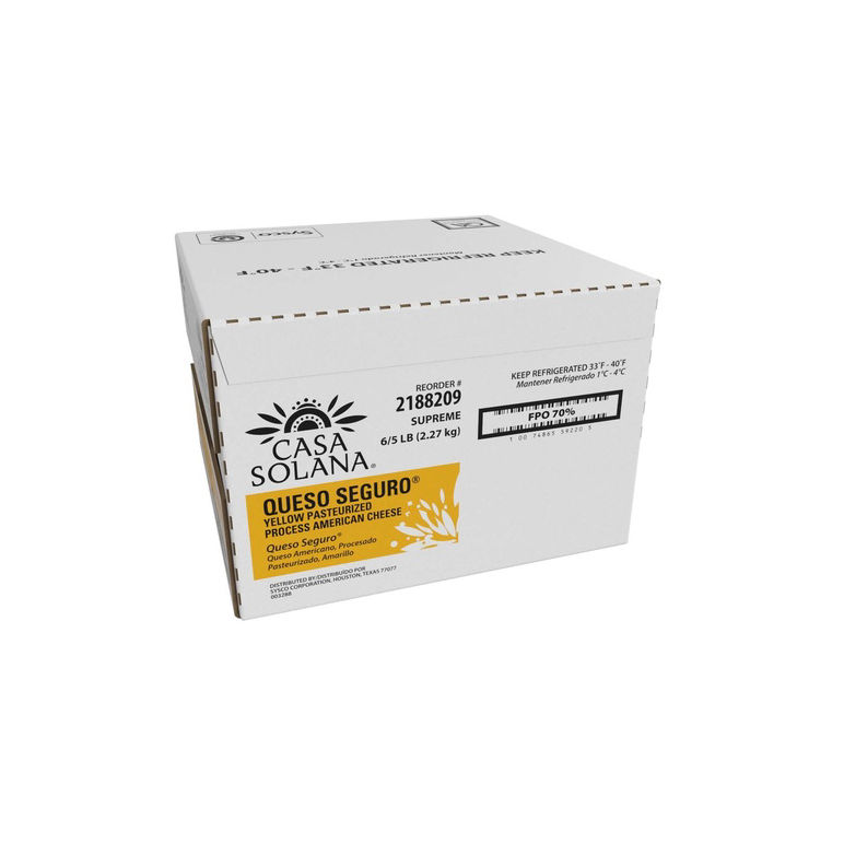 Cheese American Queso Loaf Seguro Yellow
