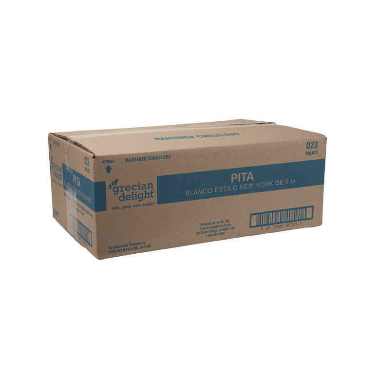 Bread Pita Flat 6 Inch New York Style