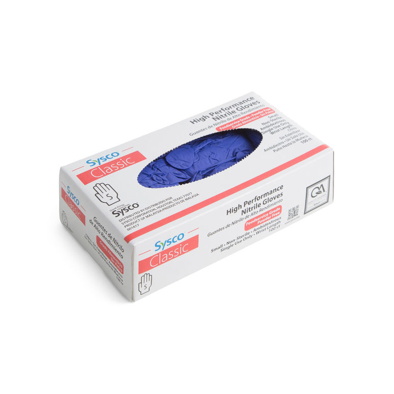 Glove Nitrile Foodservice Powder Free Blue Small