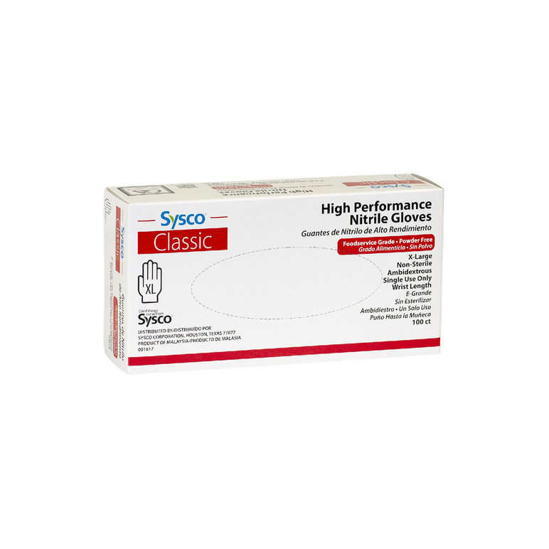 Glove Nitrile Foodservice Powder Free Blue XL
