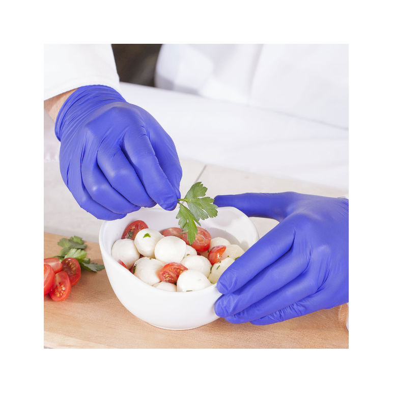 Glove Nitrile Foodservice Powder Free Blue XL