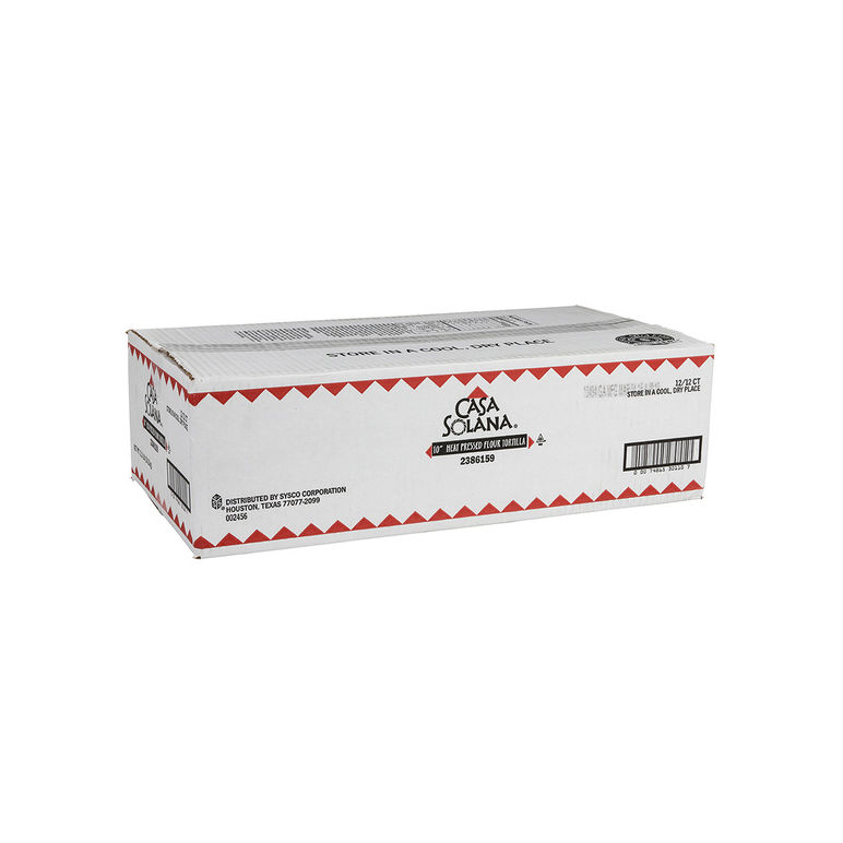 Tortilla Flour Pressed 10"