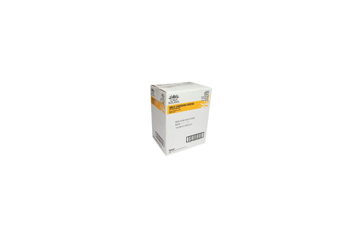 Cheese Cheddar Mild Feather Shredded Yellow