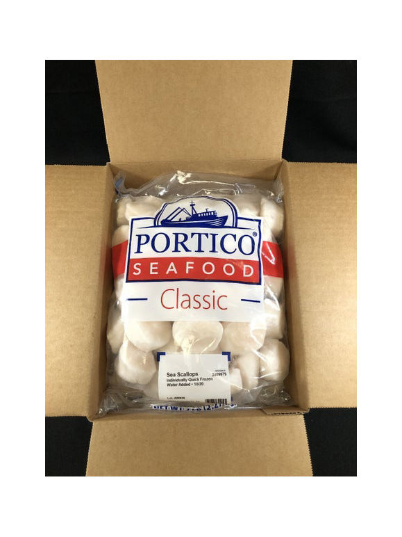 Scallops Sea Water Added 10-20 Per # Natural