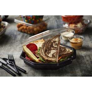 Knife Plastic Polypropylene Black Heavy Full Length