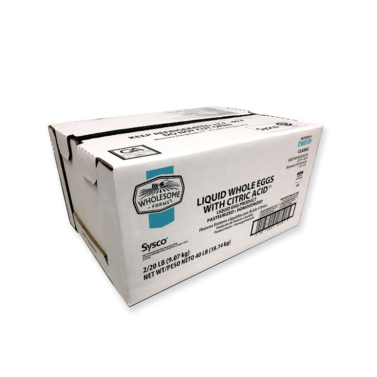 Egg Whole Liquid Fresh With Citric Acid