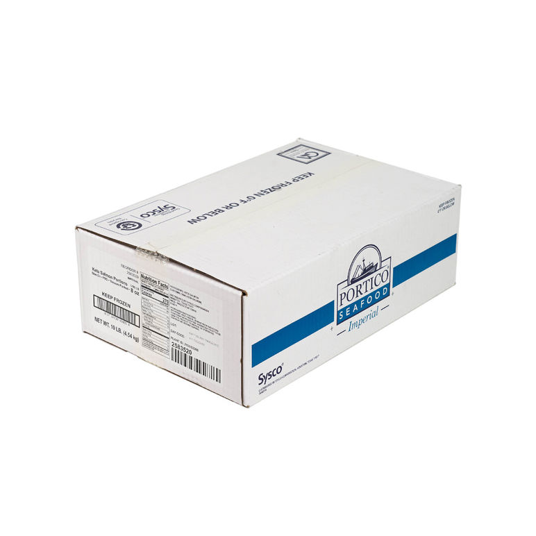 Salmon Keta Portioned Boneless Skin-on 8 Oz Chemical-free