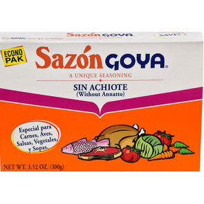 Seasoning Sazon No Achiote