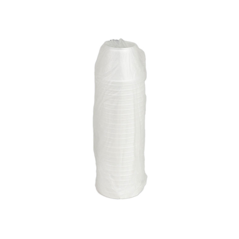 Container Foam Round 12 Ounce Squat White