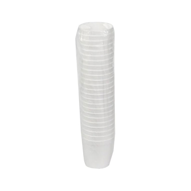Container Foam Round 16 Ounce Squat White